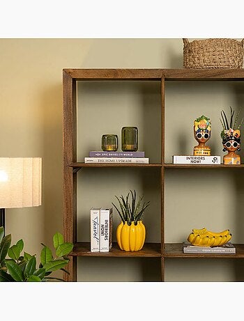 Vase pour fleurs séchées ou cache pot Banane