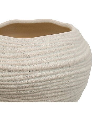 Vase Prudi blanc H22cm