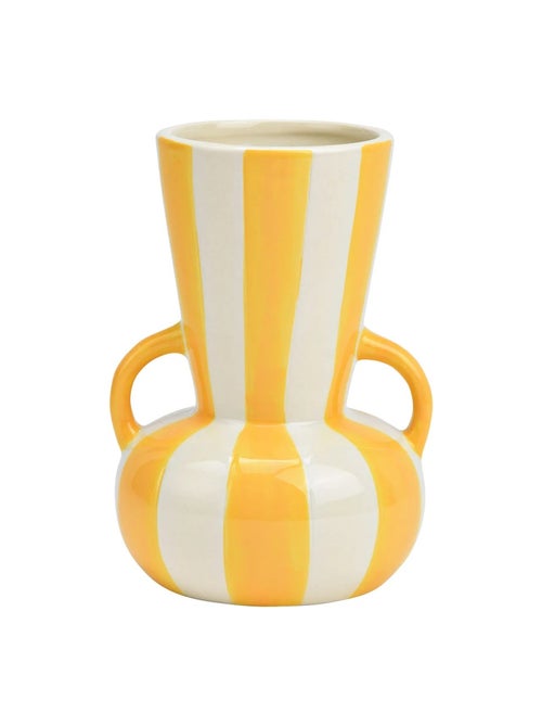 Vase raye en ceramique moderne - Kiabi