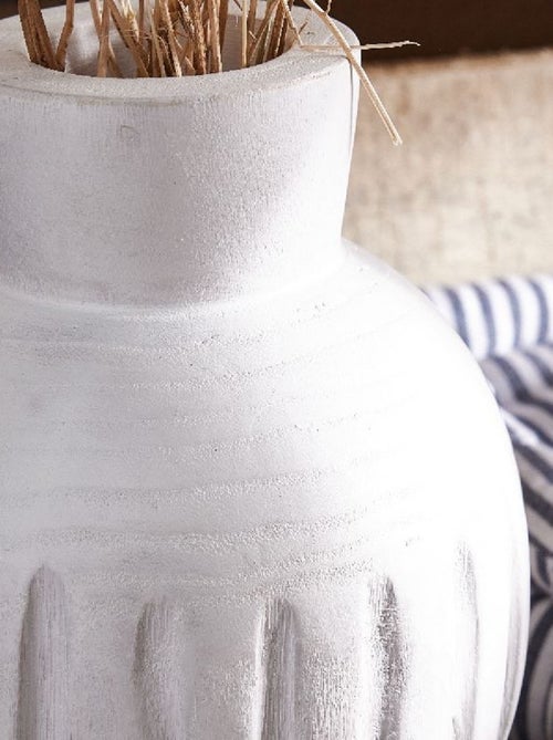 Vase rond avec rainures FRENCH PORT - Kiabi