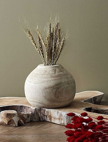 Vase rond en Bancoulier