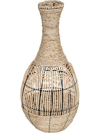 Vase rotin h63cm