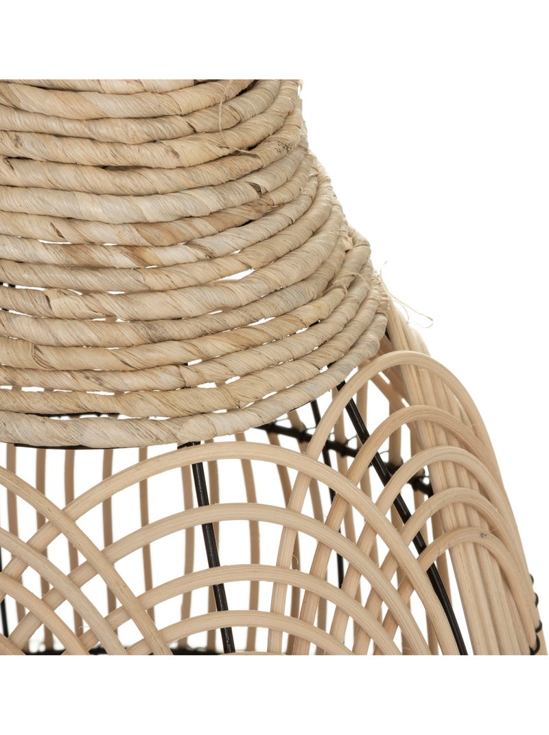 Vase rotin H63cm Beige - Kiabi