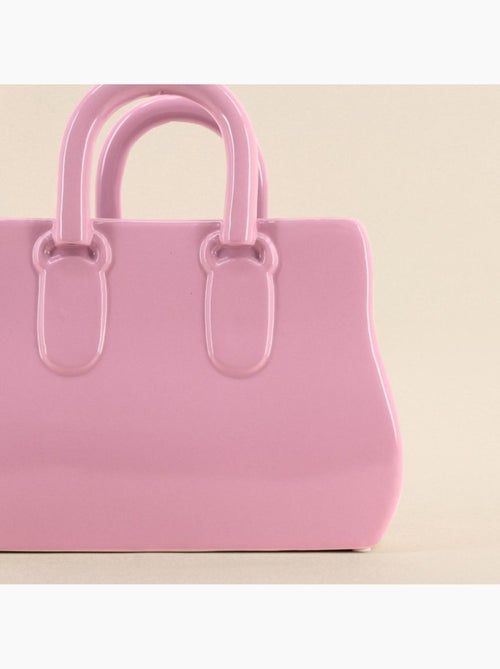 Vase sac à main en céramique 25cm - Kiabi