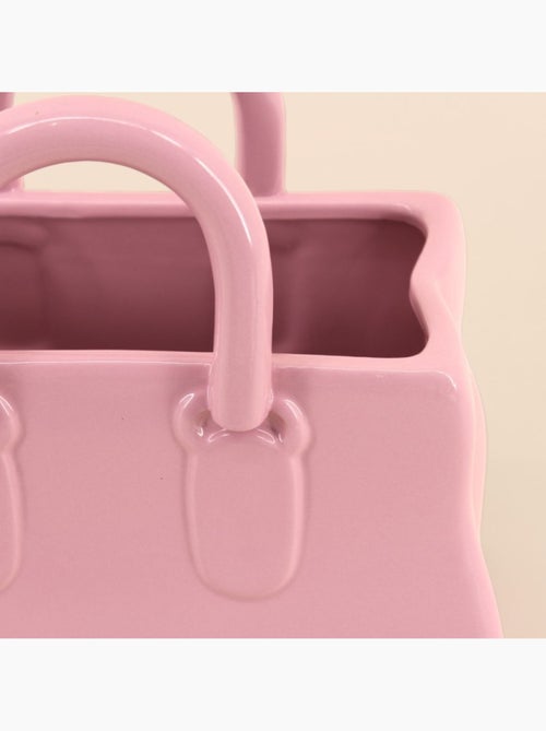 Vase sac à main en céramique 25cm - Kiabi