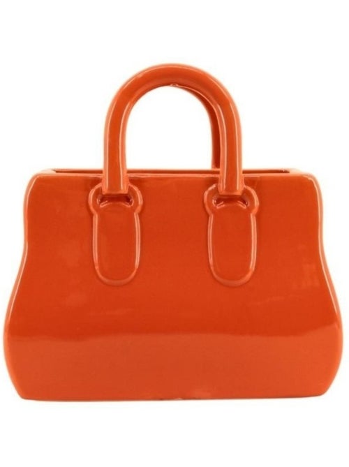 Vase sac à main en céramique, H25cm - Kiabi