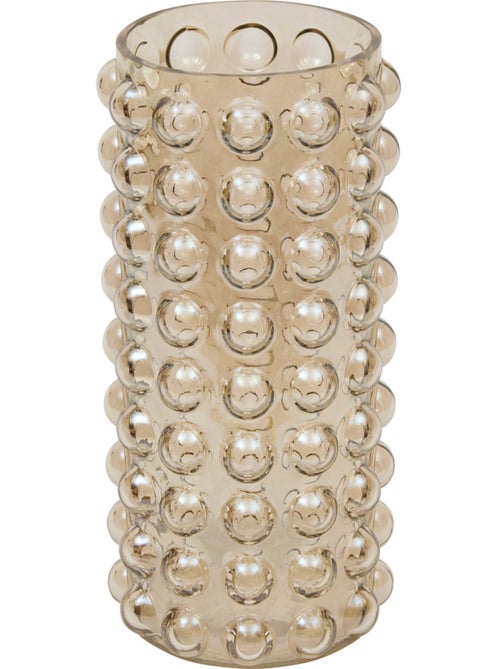 Vase sculpté boules en verre irisé DORIA - Kiabi