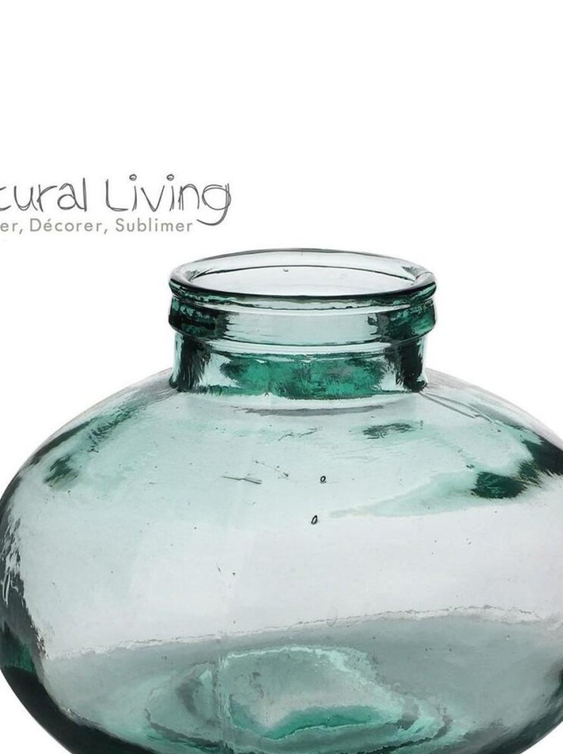 Vase Seda verre recyclé 5L D25 H20 Transparent - Kiabi