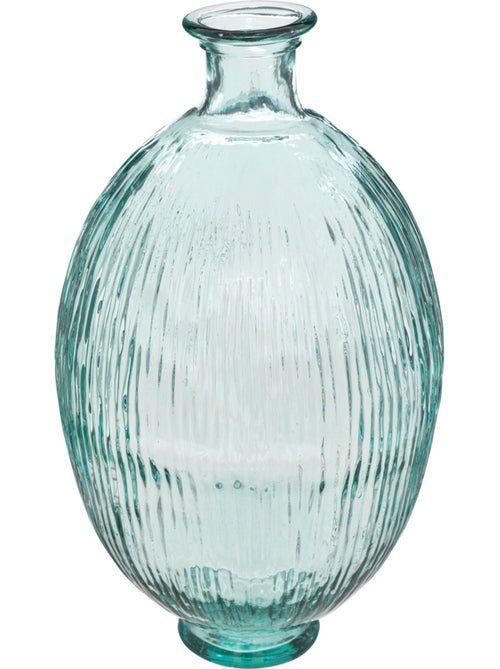 Vase "Sen" verre recyclé H39cm - Kiabi
