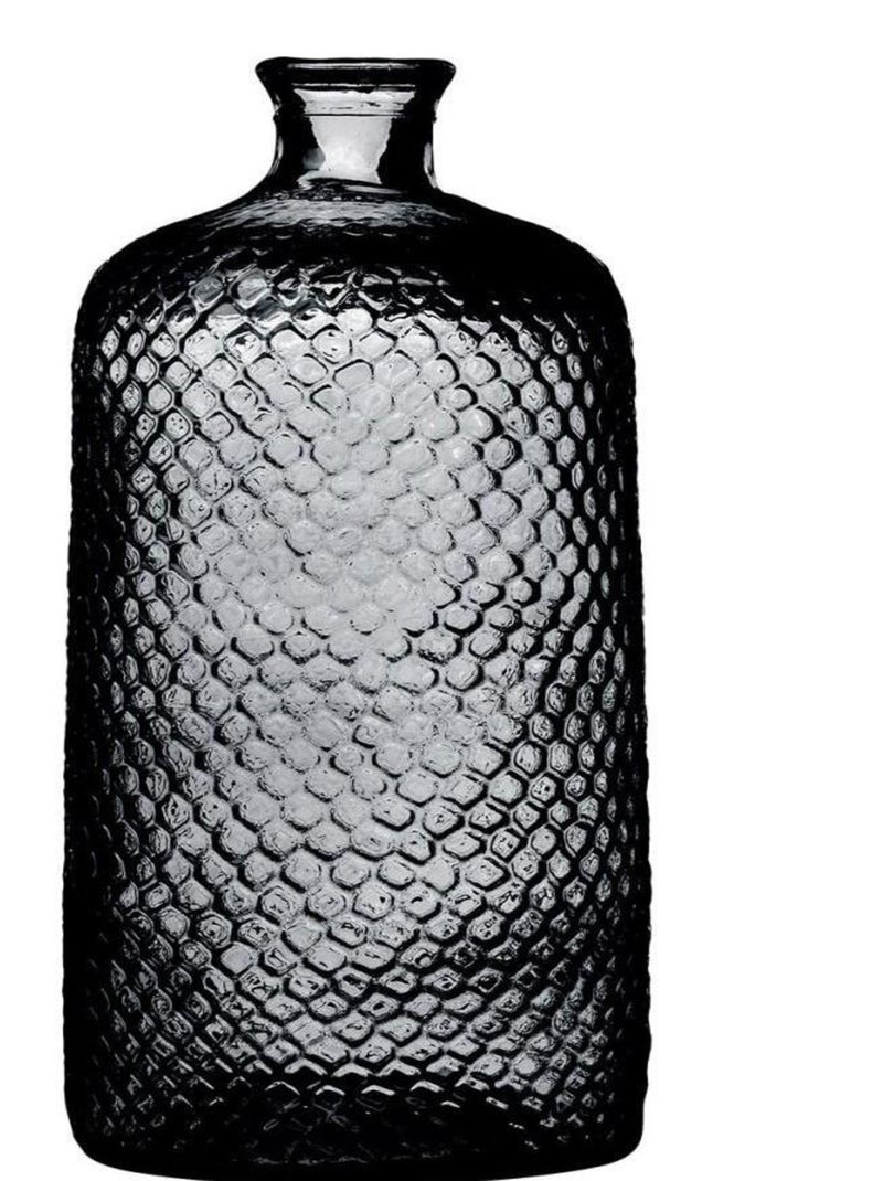 Vase Serena verre recyclé 7L D18.5 H42 Transparent - Kiabi