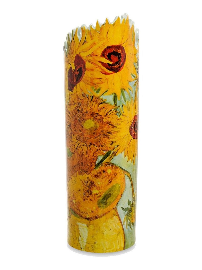 Vase silhouette les tournesols Jaune - Kiabi