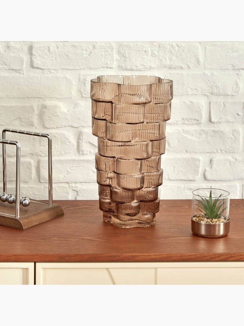 Vase Sky H30cm Marron - Kiabi