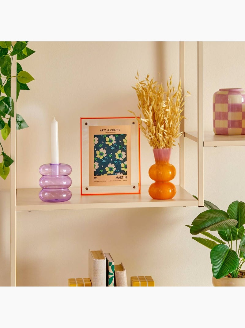 Vase soliflore en verre POOL Multicolore - Kiabi