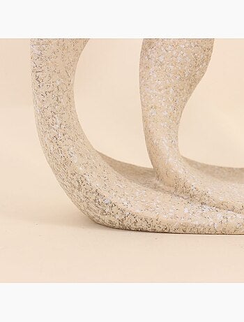 Vase soliflore structure en résine, H22cm