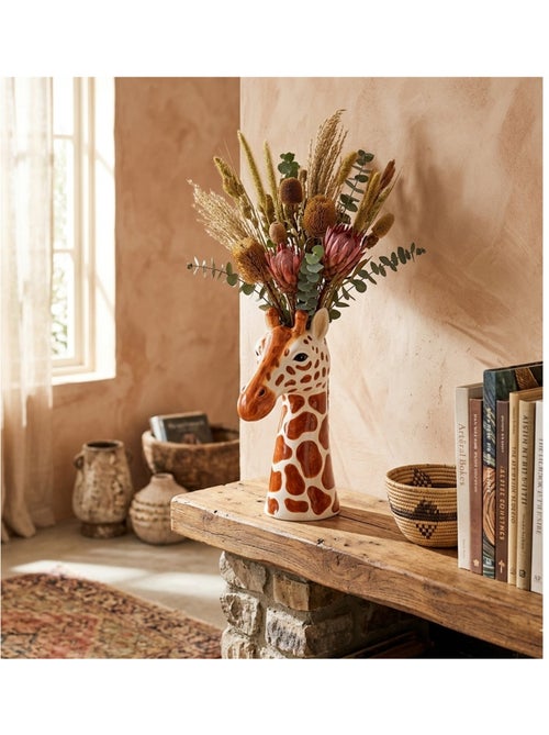 Vase Tête de Girafe en Céramique - Kiabi
