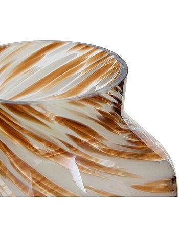 Vase torsadé coloré compact style Murano ARVO