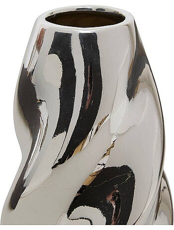 Vase torsadé en dolomite émaillée SKY