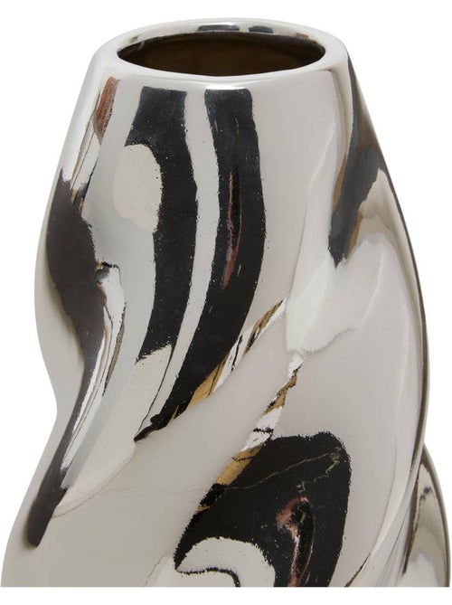 Vase torsadé en dolomite émaillée SKY - Kiabi