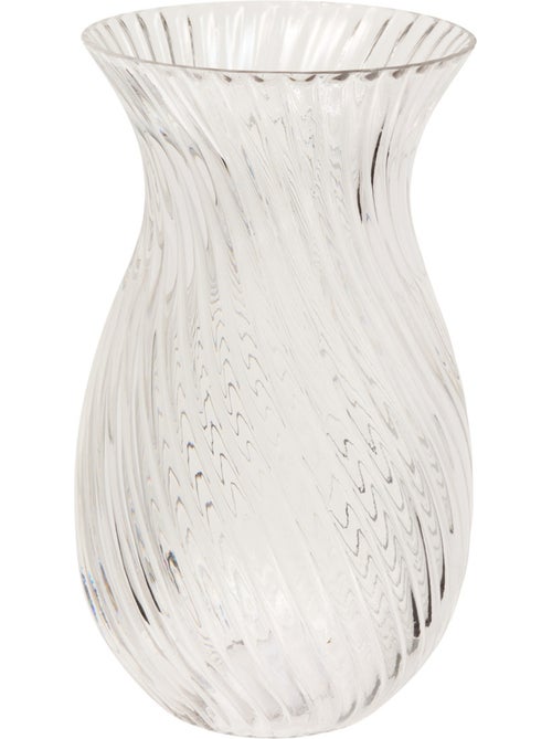 Vase torsadé en verre MANEL - Kiabi