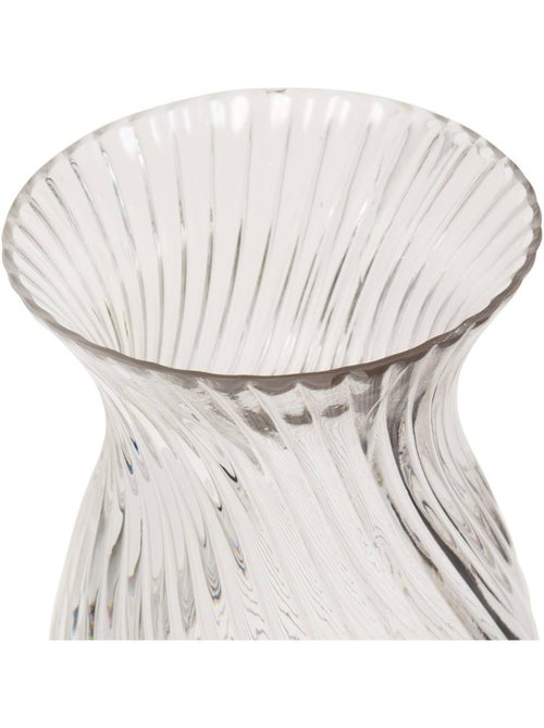 Vase torsadé en verre MANEL - Kiabi