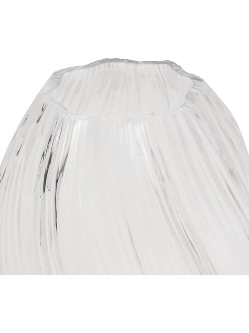 Vase torsadé strié en verre teinté VALMA - Kiabi