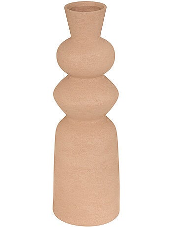Vase totem élancé en dolomite EZIA
