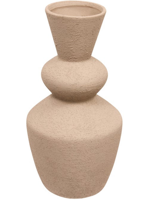 Vase Totem Ezia H34cm marron - Kiabi Vase Totem Ezia H34cm marron - Kiabi