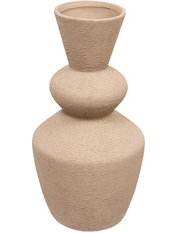 Vase totem grand format en dolomite EZIA
