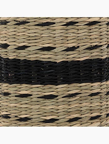 Vase tressé en paille LUMIERE D'HIVER