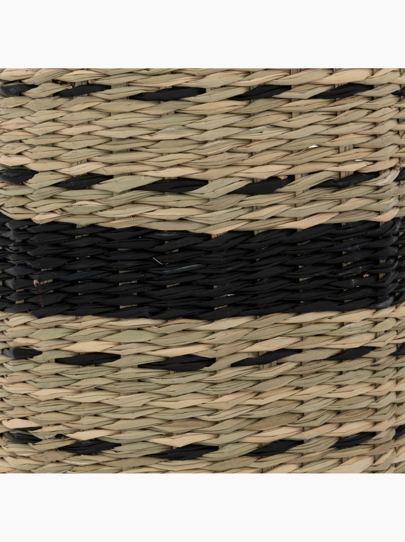 Vase tressé en paille LUMIERE D'HIVER Beige - Kiabi