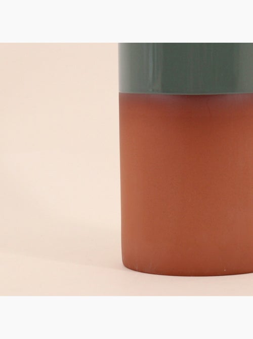 Vase tube en céramique bicolore 25cm - Kiabi Vase tube en céramique bicolore 25cm - Kiabi