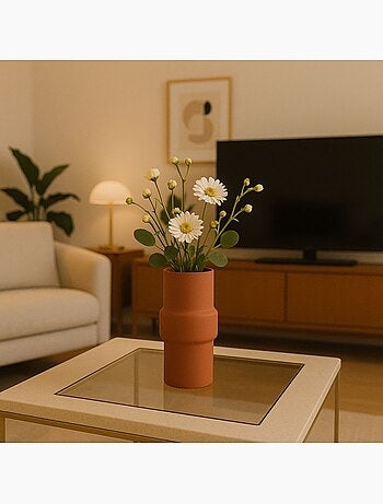 Vase tube rond, H20cm