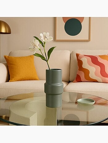 Vase tube rond, H20cm