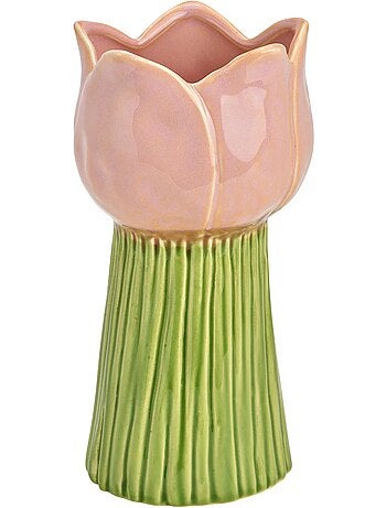 Vase tulipe en porcelaine