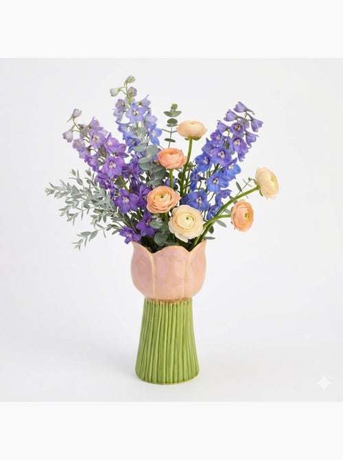 Vase tulipe en porcelaine - Kiabi Vase tulipe en porcelaine - Kiabi