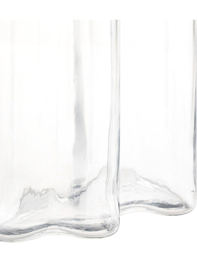 Vase vague en verre épais KADE Transparent - Kiabi