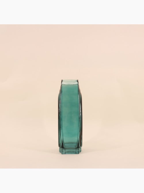 Vase verre vintage géométrique h28cm - Kiabi