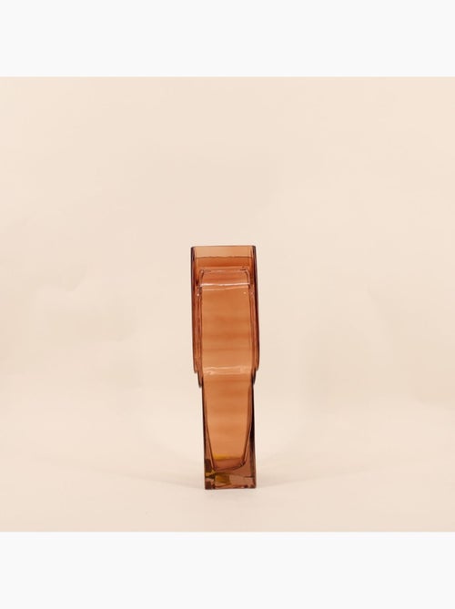 Vase verre vintage géométrique h34cm - Kiabi