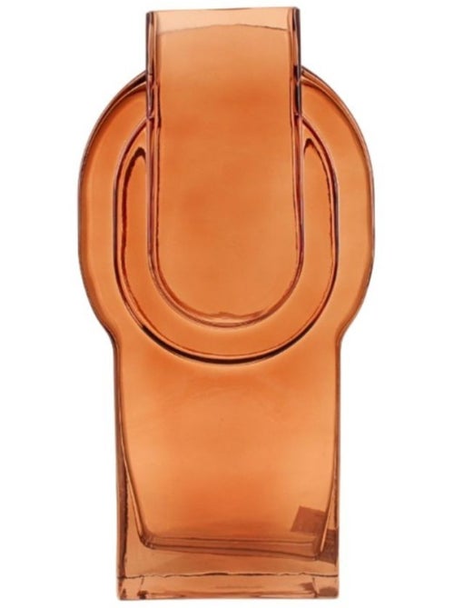 Vase verre vintage géométrique h34cm - Kiabi