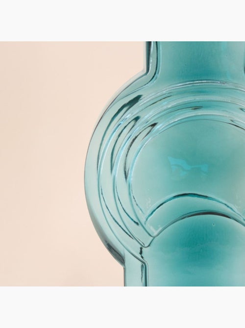 Vase verre vintage géométrique h40cm - Kiabi
