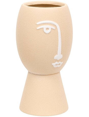 Vase visage en dolomite PAM
