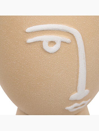 Vase visage en dolomite PAM