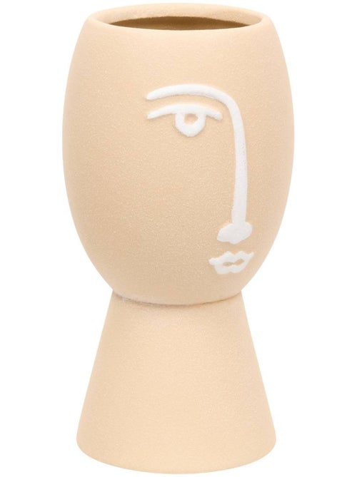 Vase visage en dolomite PAM - Kiabi