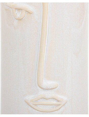Vase visage sculpté en céramique soleya