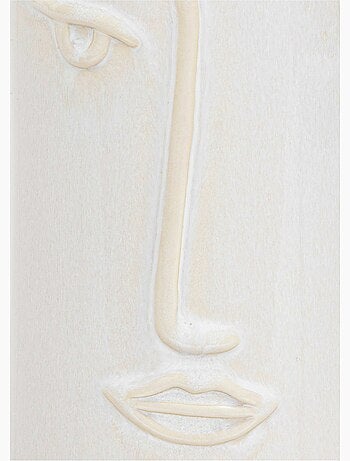 Vase visage sculpté en céramique soleya