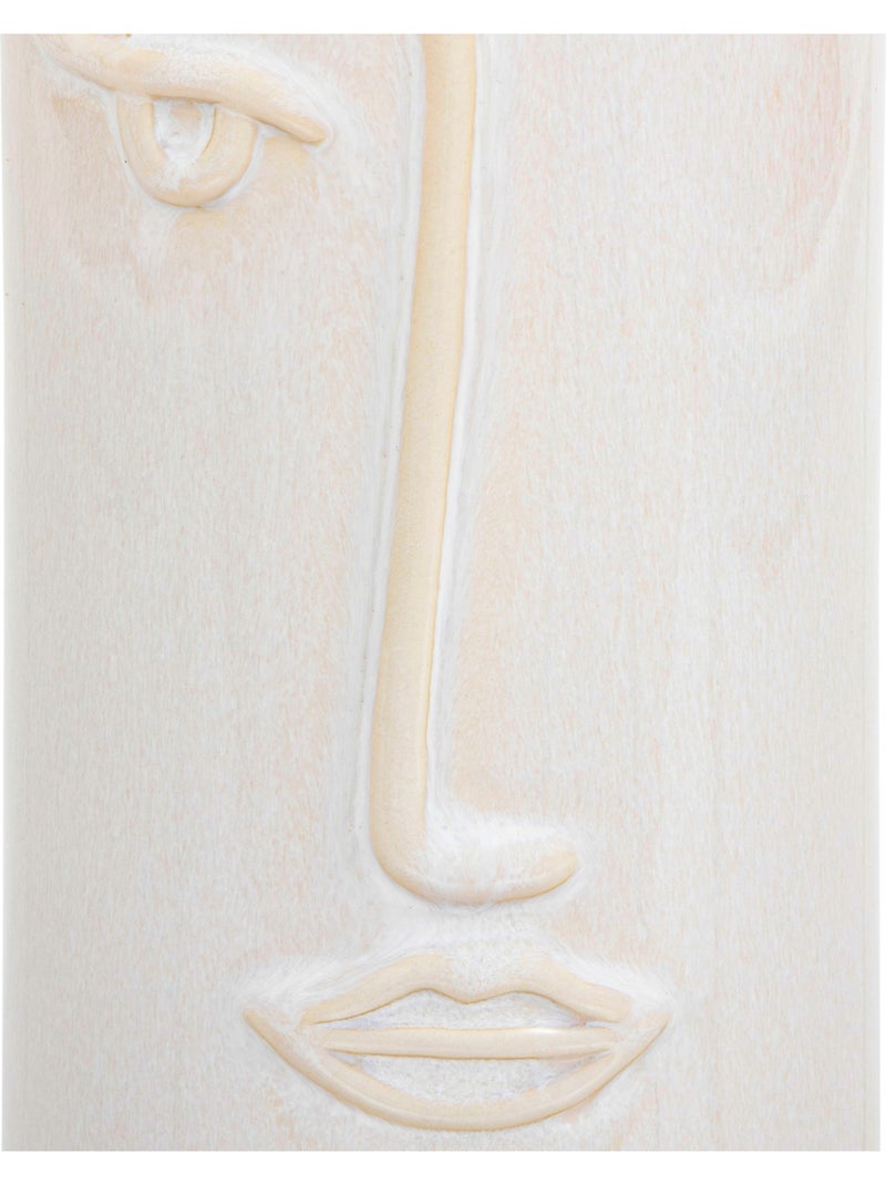 Vase visage SOLEYA Blanc - Kiabi