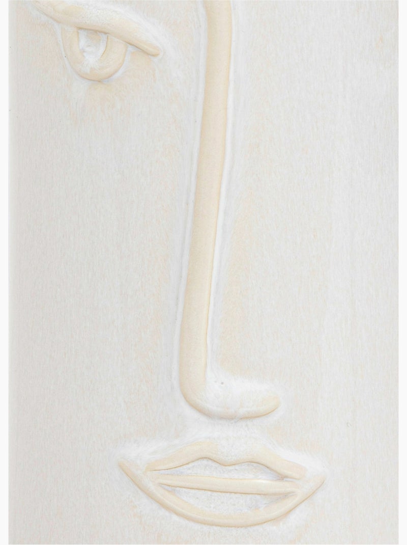 Vase visage SOLEYA Blanc - Kiabi
