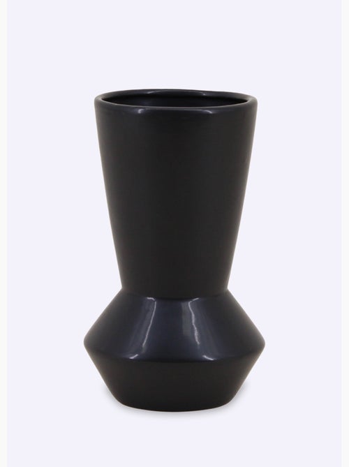 Vase zig zag foncé en dolomite - AFIBEL - Kiabi