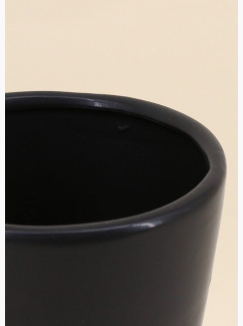 Vase zig zag foncé en dolomite - AFIBEL - Kiabi