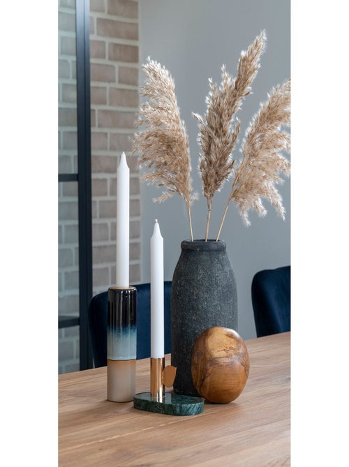 Vases décoratifs Velas - Vases décoratifs, terre cuite, gris foncé antique, lot de 3 - Kiabi